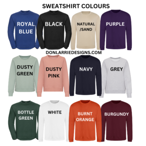 Personalized Sweatshirt – Custom Design | 100% Cotton Blend