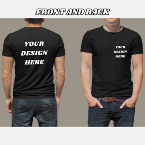 Kids’ Personalized T-Shirt | Custom Design | 100% Cotton ( FRONT AND BACK)