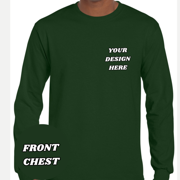 Personalized Sweatshirt - Custom Design | 100% Cotton Blend (FRONT AND BACK PRINT) - Image 5