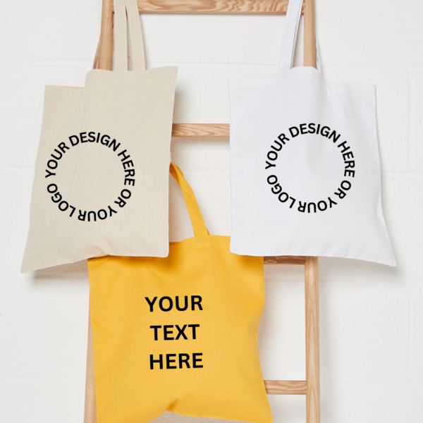 Custom Printed Tote Bags - Personalized Design | Durable & Eco-Friendly - Image 3