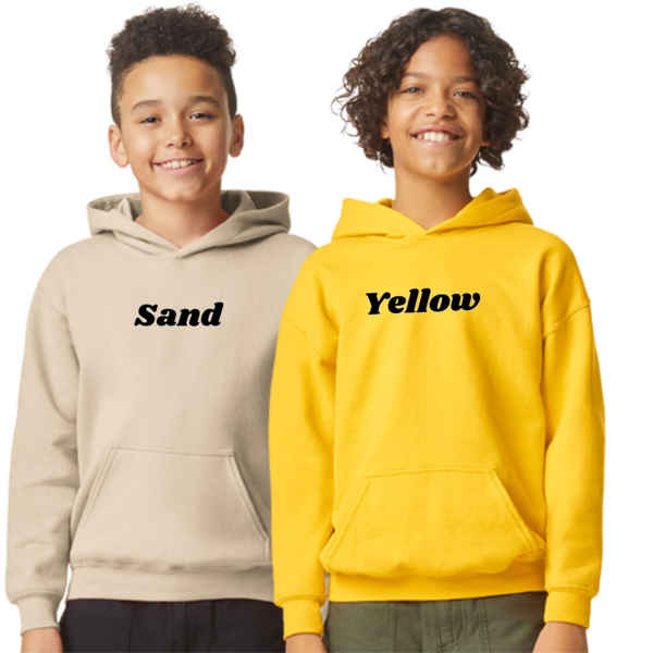 Personalized Kid's Hoodies - Custom Design | 100% Cotton Blend (FRONT AND BACK PRINT) - Image 7