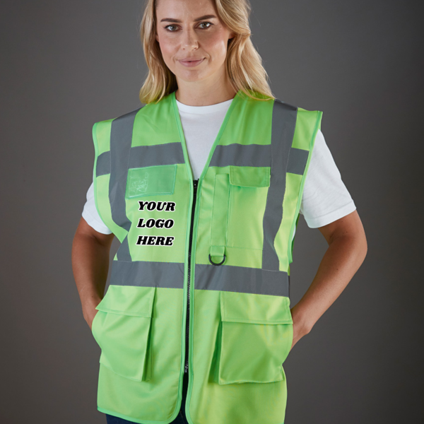 Custom Hi-Vis Jacket With Pockets – Personalized Workwear for Maximum Visibility