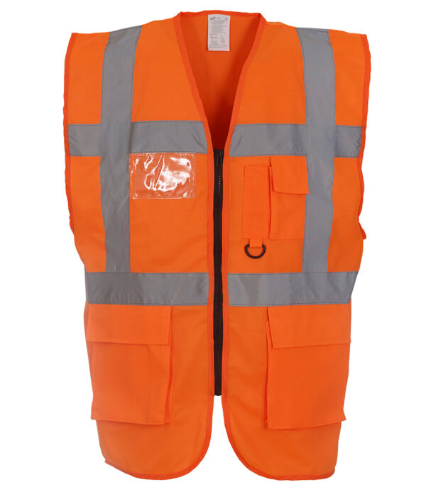 Custom Hi-Vis Jacket With Pockets – Personalized Workwear for Maximum Visibility - Image 2